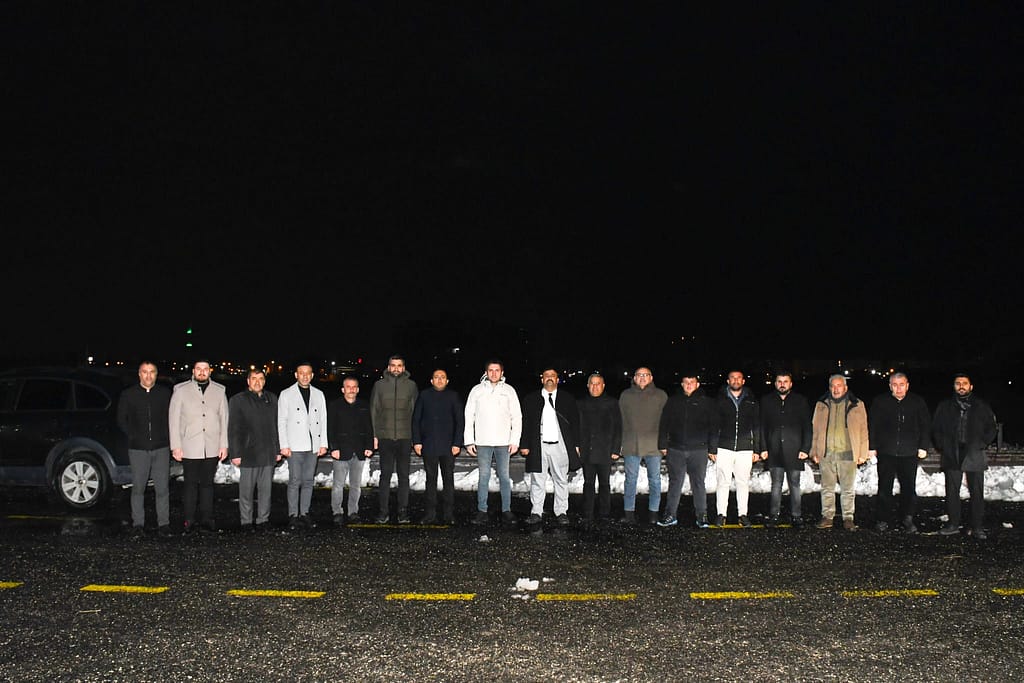 Kaymakam Çakır, Nusaybin’de karla mücadele çalışmalarını inceledi